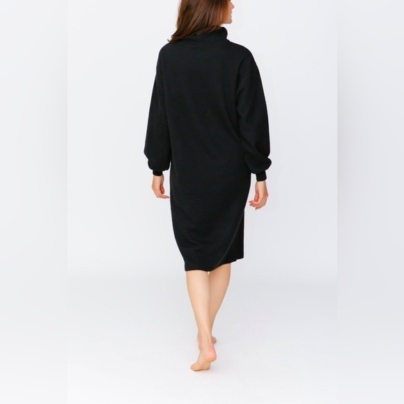 Smash + Tess The Sweater Dress- Midnight Black - Picture 3 of 16